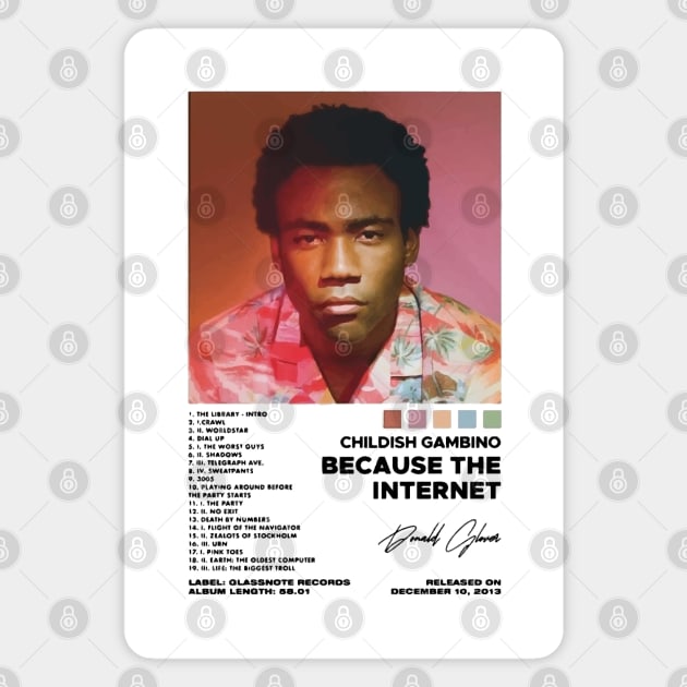 Childish Gambino - Because the Internet Magnet by Capricorn Jones